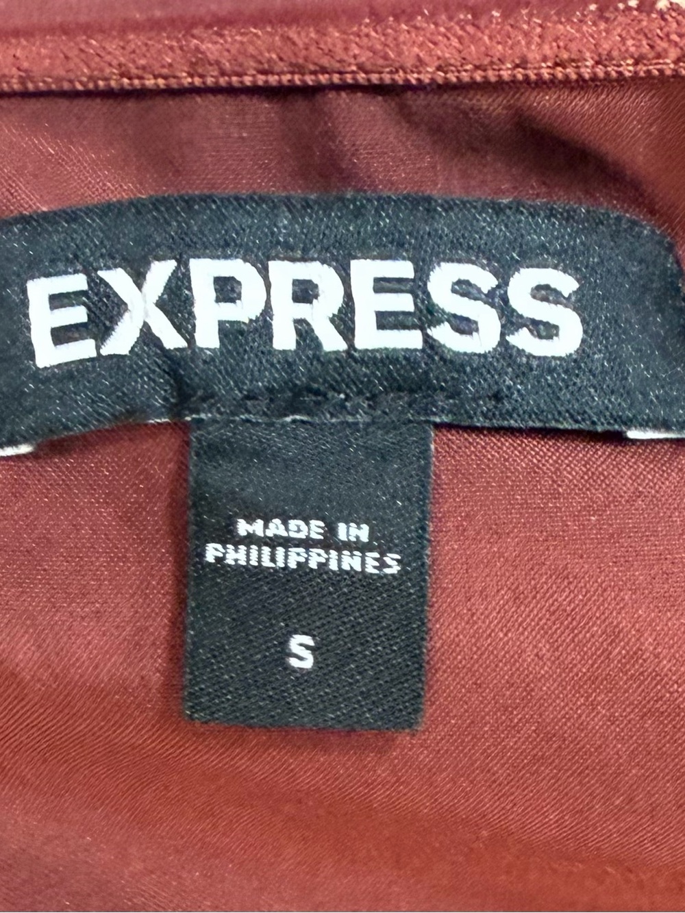 Express Brown Ruched Halter-Neck Mini Dress Size Small - Picture 6 of 7